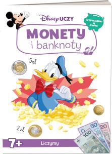 Disney Uczy. Monety i banknoty. Miki. Autor:   Praca zbiorowa. Multiszop.pl Okładka książki Disney Uczy. Monety i banknoty. Miki