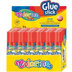 Opakowanie Display Klej w sztyfcie PVP Colorino 40g 12 szt.