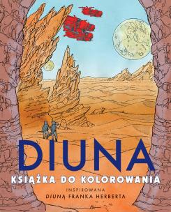 Diuna. Książka do kolorowania. Autor: Frank Herbert, Tomislav Tomic, Marek Marszał. Multiszop.pl Okładka książki Diuna. Książka do kolorowania