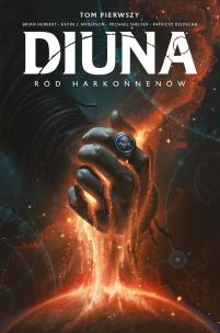 Diuna: Ród Harkonnenów, tom 1. Autor: Kevin Anderson, Brian Herbert. Multiszop.pl Okładka książki Diuna: Ród Harkonnenów, tom 1