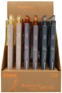 Opakowanie Długopis 0,7mm Sepia (24szt)