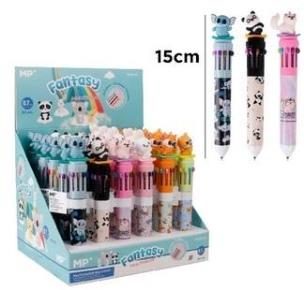 Opakowanie Długopis 10-kolorowy 0,7mm zwierzątka (30szt)