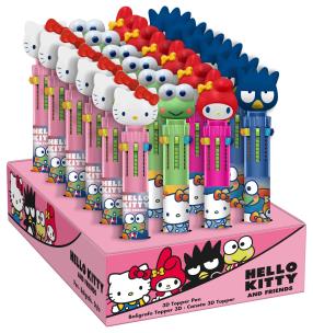 Opakowanie Długopis 3D Hello Kitty 6 kolorów HK50141 1szt.mix