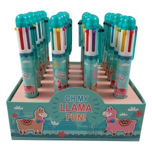 Opakowanie Długopis 6 kolorów w jednym Lama (24szt)