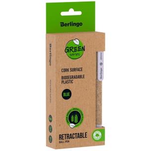 Opakowanie Długopis automat. niebieski 0,7mm Green (10szt)