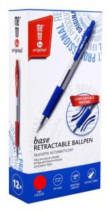 Długopis automatyczny Base czerwony (12szt) MemoBe. Wydawca: MemoBe. Multiszop.pl Opakowanie Długopis automatyczny Base czerwony (12szt) MemoBe