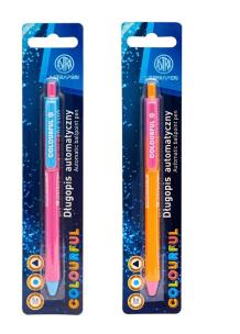 Długopis automatyczny Colorful 0,6mm ASTRA. Wydawca: ASTRA papiernicze. Multiszop.pl Opakowanie Długopis automatyczny Colorful 0,6mm ASTRA