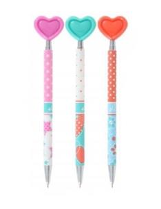 Opakowanie Długopis automatyczny Serce2 niebieski mix