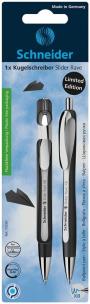 Długopis automatyczny Slider Rave XB biało-czarny. Wydawca: Schneider. Multiszop.pl Opakowanie Długopis automatyczny Slider Rave XB biało-czarny