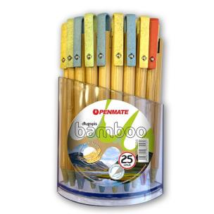 Długopis Bamboo BP-103 mix (25szt) PENMATE. Wydawca: Penmate. Multiszop.pl Opakowanie Długopis Bamboo BP-103 mix (25szt) PENMATE