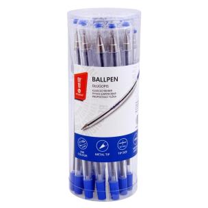 Długopis biurowy 0,7mm nieb, tuba (20szt) MemoBe. Wydawca: MemoBe. Multiszop.pl Opakowanie Długopis biurowy 0,7mm nieb, tuba (20szt) MemoBe