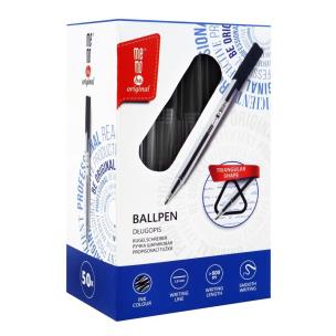 Długopis biurowy czarny (50szt) MemoBe. Wydawca: MemoBe. Multiszop.pl Opakowanie Długopis biurowy czarny (50szt) MemoBe