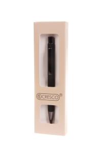 Długopis City czarny w etui. Wydawca: CRESCO. Multiszop.pl Opakowanie Długopis City czarny w etui