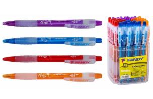 Opakowanie Długopis Flowers niebieski (40szt)