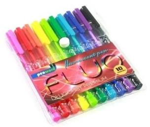 Opakowanie Długopis fluo 10 kolorów