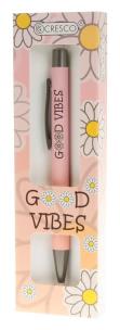 Długopis Happiness - Good Vibes w etui. Wydawca: CRESCO. Multiszop.pl Opakowanie Długopis Happiness - Good Vibes w etui