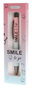Długopis Happiness - Smile w etui. Wydawca: CRESCO. Multiszop.pl Opakowanie Długopis Happiness - Smile w etui