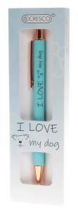 Długopis I Love My Dog w etui. Wydawca: CRESCO. Multiszop.pl Opakowanie Długopis I Love My Dog w etui