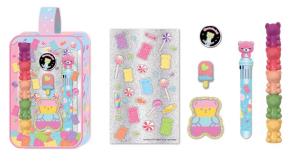 Opakowanie Długopis i zakreślacze w kosmetyczce Miś