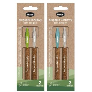 Opakowanie Długopis korkowy 2szt mix