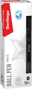 Opakowanie Długopis kulkowy czarny 0,7mm xGold (12szt)