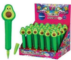 Opakowanie Długopis kulkowy squishi Awokado niebieski (24szt)