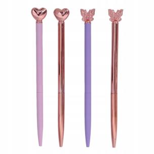 Opakowanie Długopis metalowy Motyl Serce (12szt)