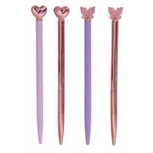 Opakowanie Długopis metalowy Motyl, Serce 1szt