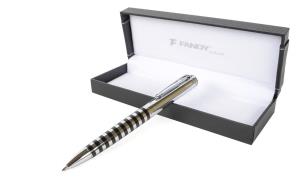 Opakowanie Długopis metalowy + wkłady Crater srebrny