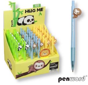 Opakowanie Długopis panda,sloth, lions (36szt)