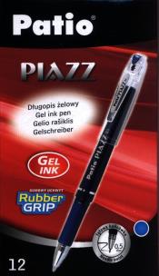 Opakowanie Długopis Piazz żelowy igłowy niebieski 12 sztuk