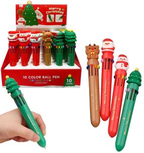Opakowanie Długopis świąteczny 10 kolorów