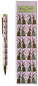 Długopis w pudełku Zakochane króliczki. Wydawca: Alex Clark. Multiszop.pl Opakowanie Długopis w pudełku Zakochane króliczki