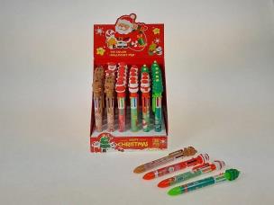 Opakowanie Długopis wielokolorowy świąteczny (48szt)