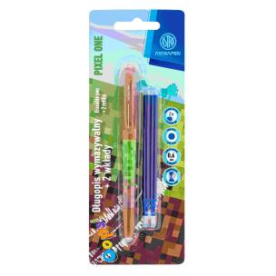 Opakowanie Długopis wymazywalny Astrapen Oops Pixel One + 2 wkłady niebieskie 1szt.mix