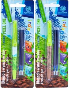 Opakowanie Długopis wymazywalny Astrapen Oops Pixel One 2 wkłady niebieskie