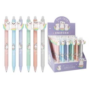 Opakowanie Długopis wymazywalny Kitty niebieski (36szt)