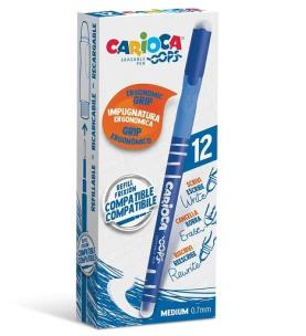 Opakowanie Długopis wymazywalny Oops niebieski (12szt)