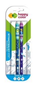 Długopis wymazywalny Space 2 0,5mm 2szt niebieski. Wydawca: GDD. Multiszop.pl Opakowanie Długopis wymazywalny Space 2 0,5mm 2szt niebieski