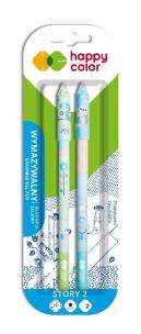 Długopis wymazywalny Story 2 0,5mm 2szt niebieski. Wydawca: GDD. Multiszop.pl Opakowanie Długopis wymazywalny Story 2 0,5mm 2szt niebieski