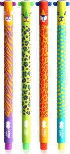 Opakowanie Długopis wymazywalny Uszaki Wild 0.5mm Happy Color mix 12szt.
