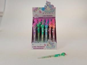 Opakowanie Długopis z Jednorożcem czarny (36szt)