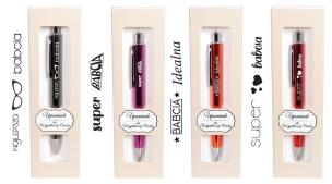 Opakowanie Długopis z nadrukiem dla babci w etui GB mix