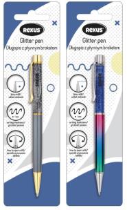 Opakowanie Długopis z płynnym brokatem blister