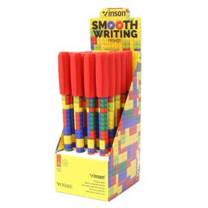 Opakowanie Długopis z zatyczką Fashion Klocki A16 (20szt)