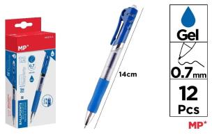 Opakowanie Długopis żelowy 0,7mm niebieski (12szt)