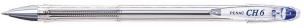 Opakowanie Długopis żelowy CH6 0,7mm niebieski (12szt)
