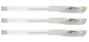 Opakowanie Długopis żelowy Fandy srebrny (12szt)