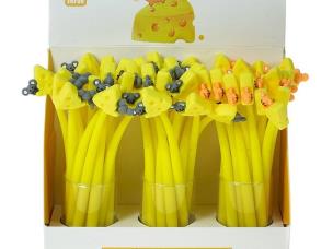 Opakowanie Długopis żelowy Myszka z serkiem (48szt)