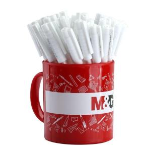 Opakowanie Długopis żelowy OfficeG 0,8mm biały (36szt) M&G